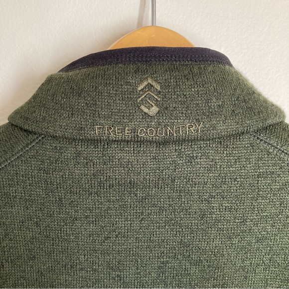 Free Country Olive Green Men's Vest - Picture 8 of 9